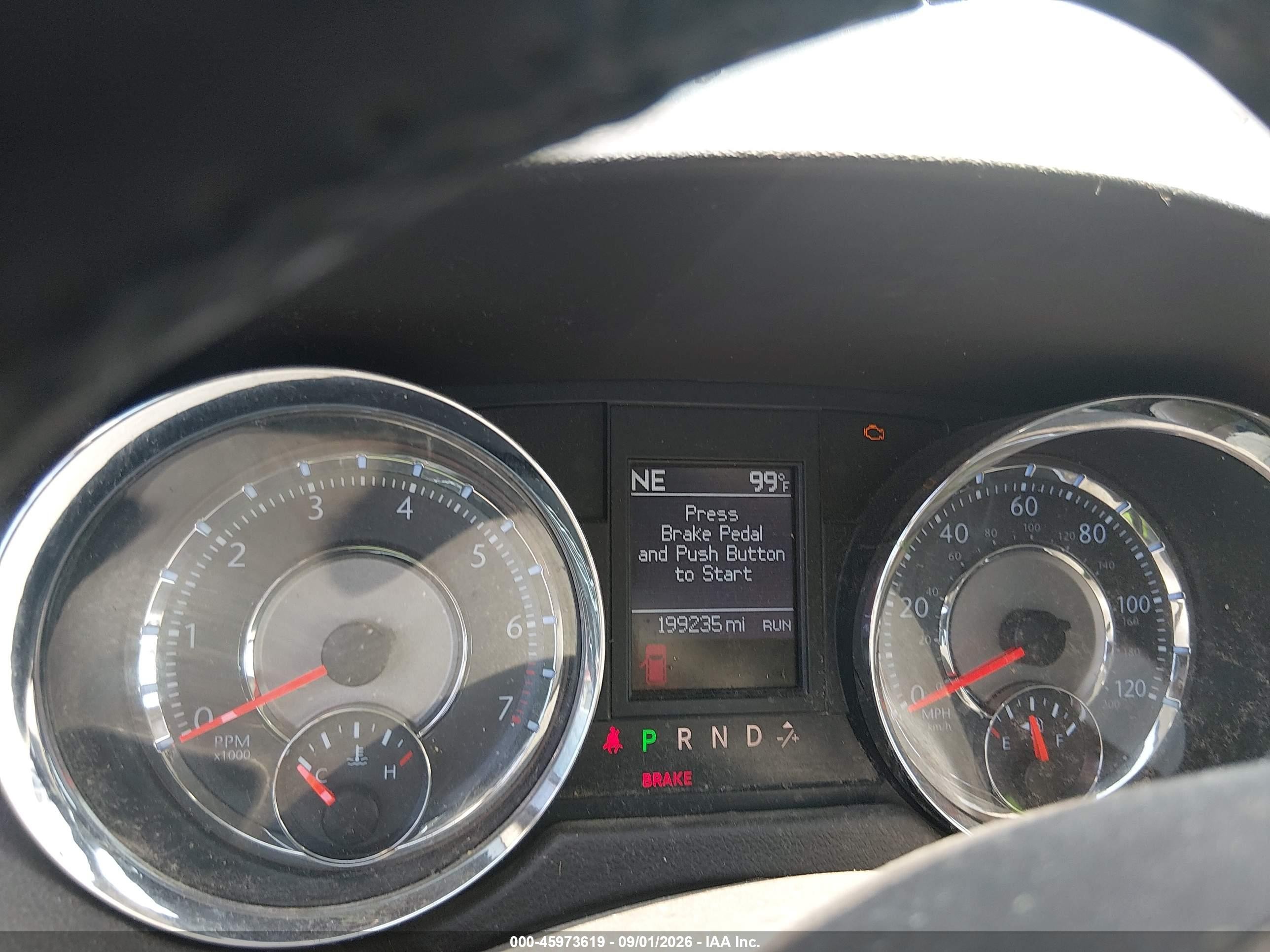 2013 Chrysler Town & Country Touring-l Серый vin: 2C4RC1CGXDR692020