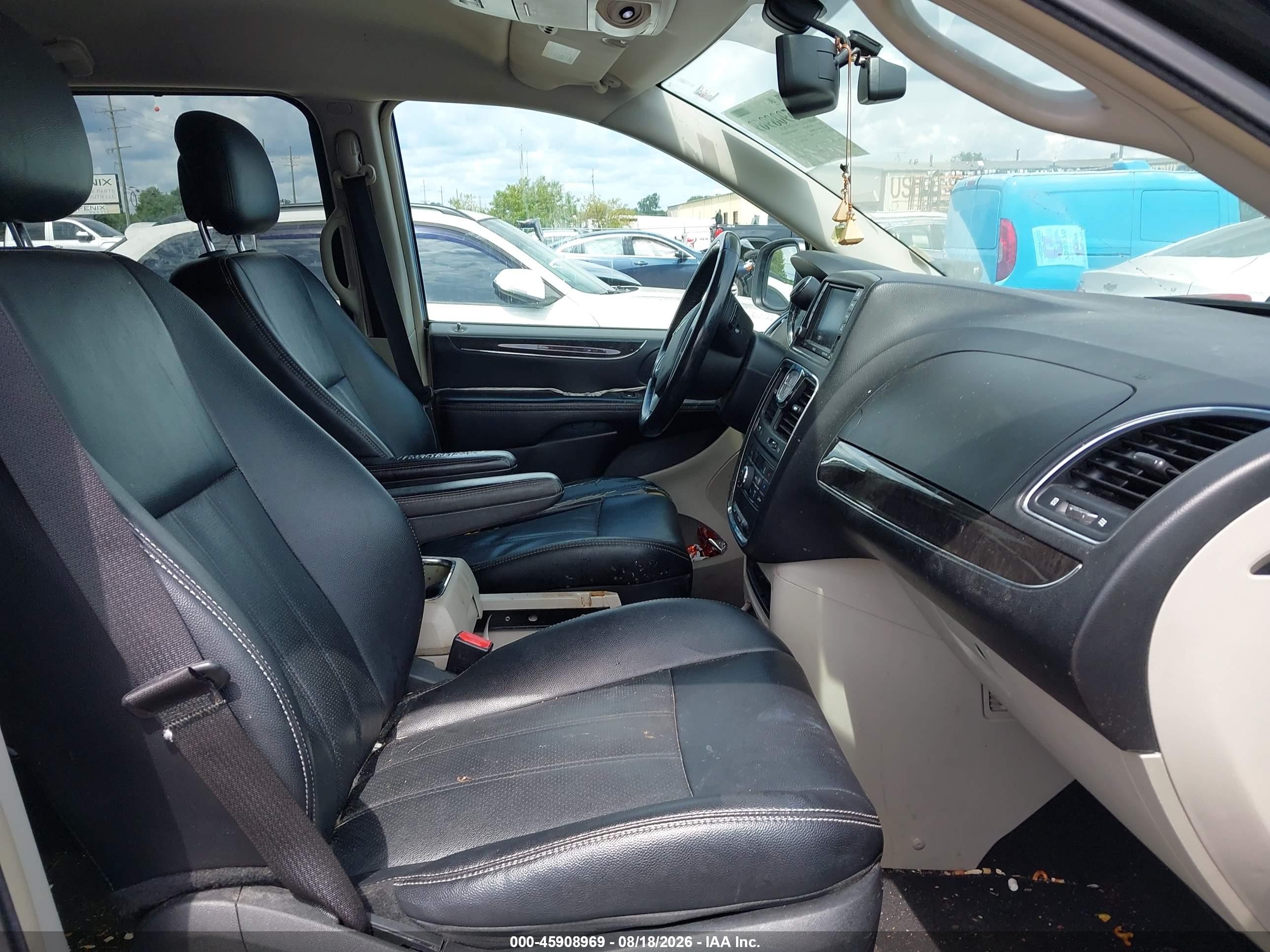 2013 Chrysler Town & Country Touring-l Black vin: 2C4RC1CGXDR806422