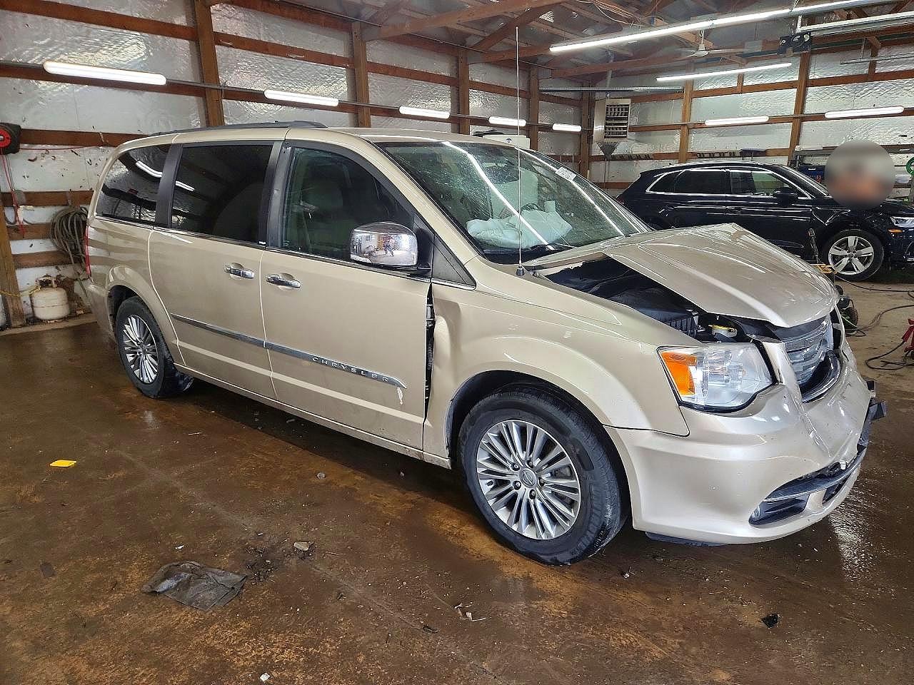2014 Chrysler Town & Country Touring L Beige vin: 2C4RC1CGXER228436