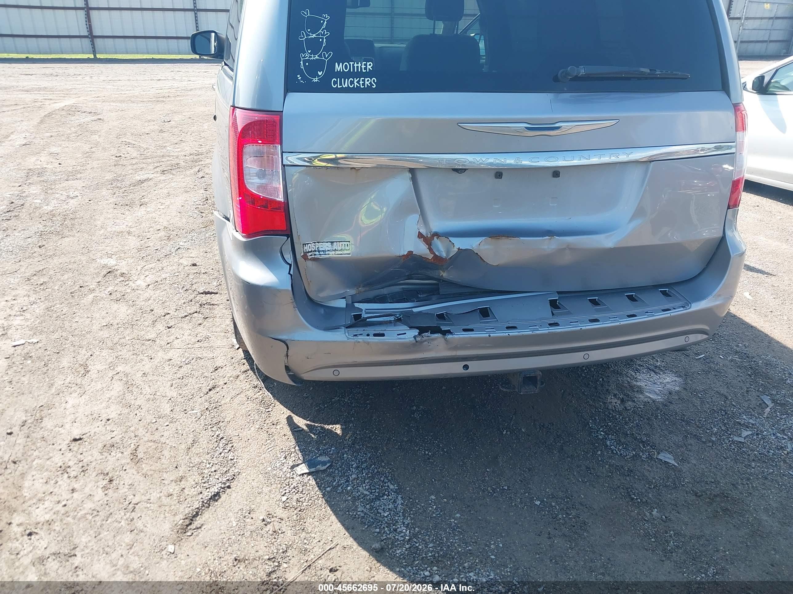 2015 Chrysler Town & Country Touring-l Серебряный vin: 2C4RC1CGXFR731286