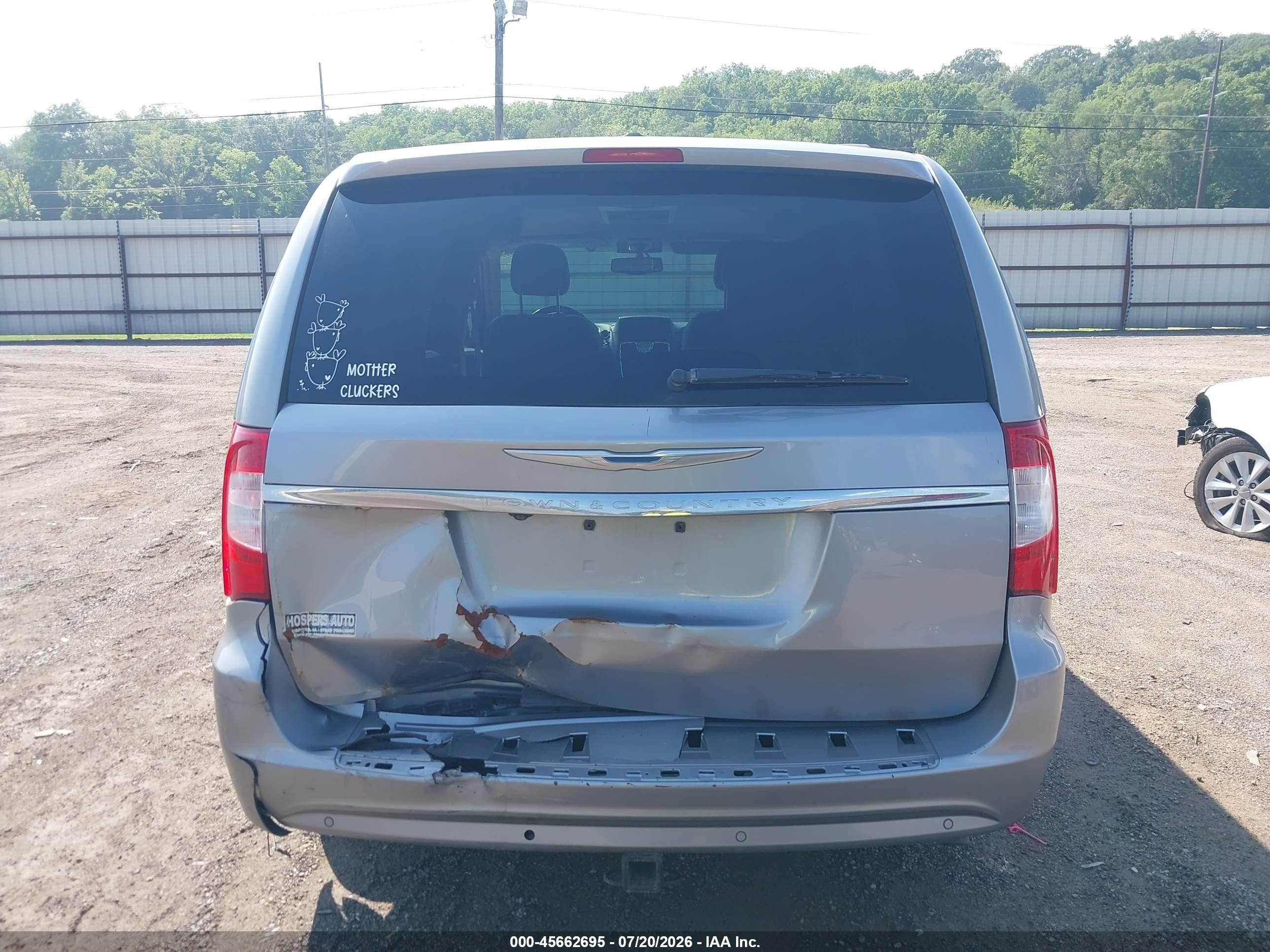 2015 Chrysler Town & Country Touring-l Серебряный vin: 2C4RC1CGXFR731286