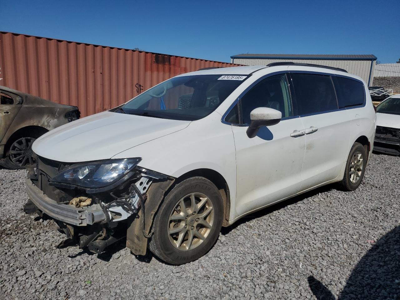 2021 Chrysler Voyager Lxi White vin: 2C4RC1DG1MR532509