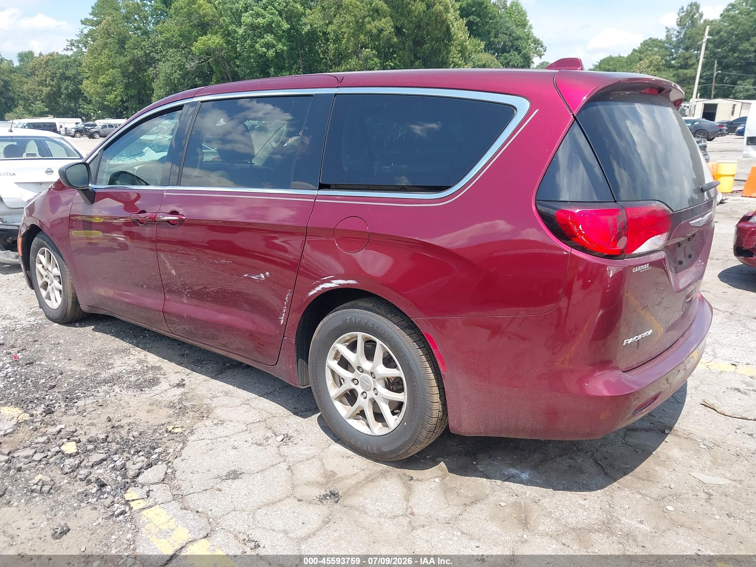 2017 Chrysler Pacifica Touring Red vin: 2C4RC1DG3HR508962