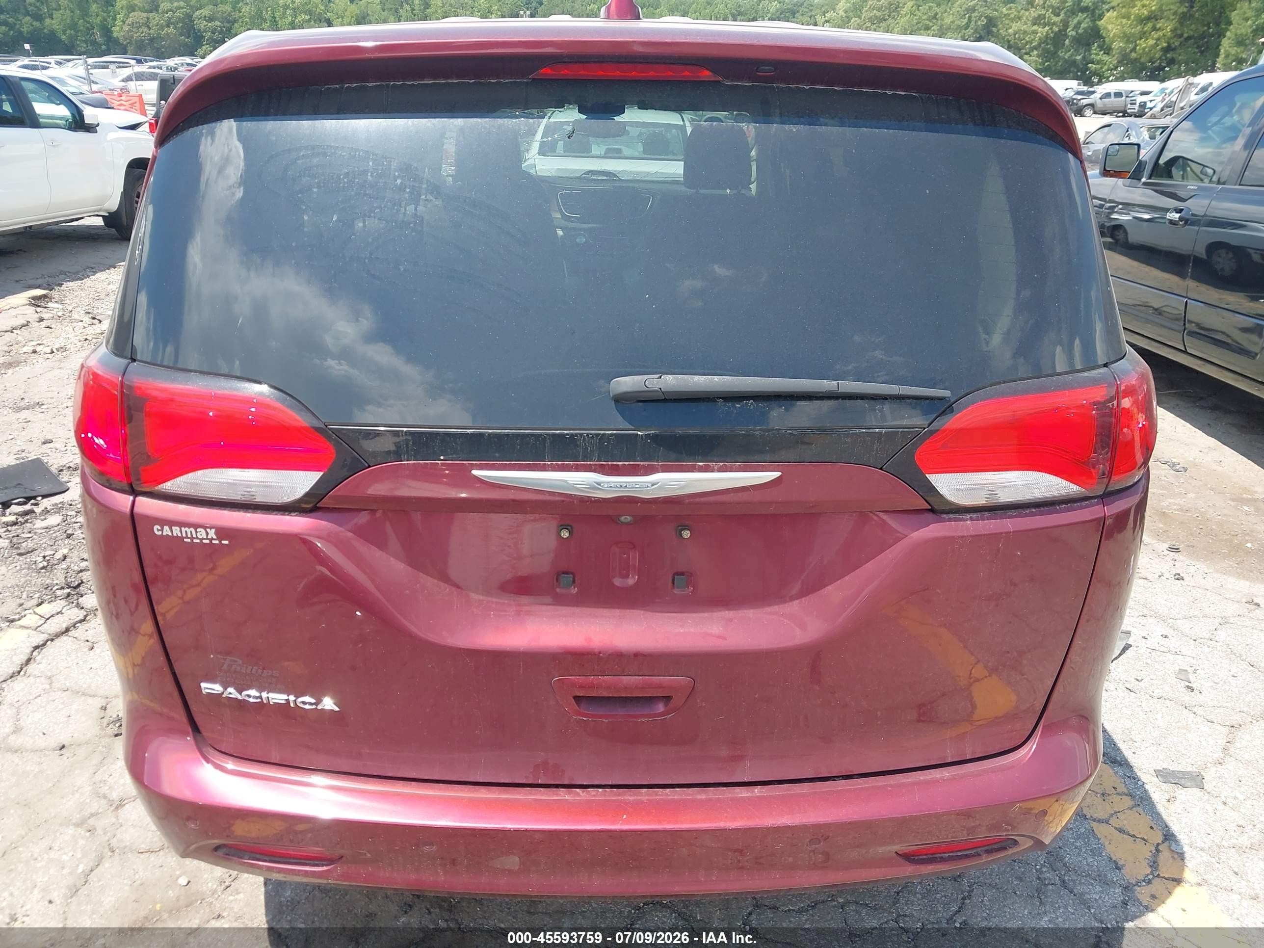2017 Chrysler Pacifica Touring Red vin: 2C4RC1DG3HR508962