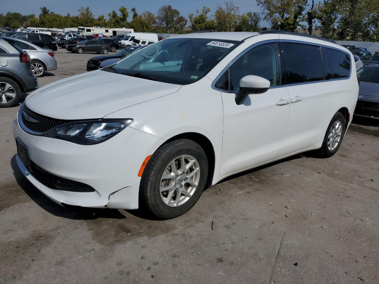 2021 Chrysler Voyager Lxi White vin: 2C4RC1DG4MR506647
