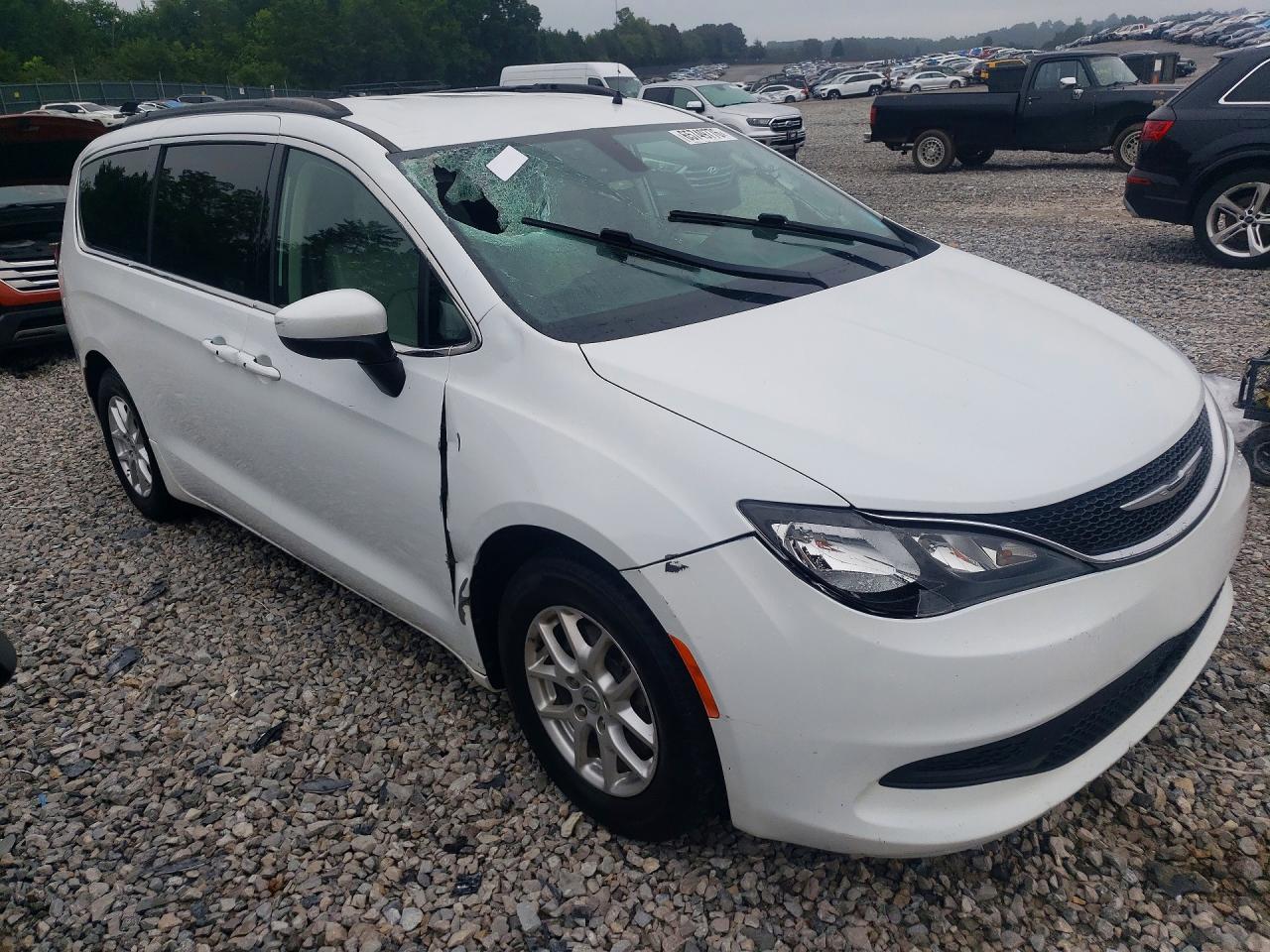 2021 Chrysler Voyager Lxi White vin: 2C4RC1DG4MR549739