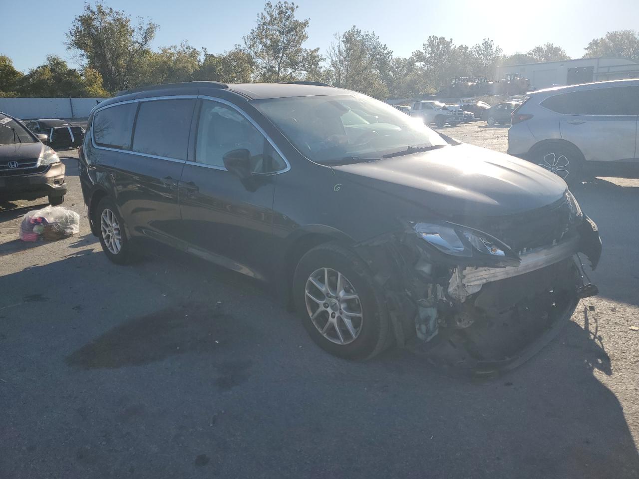 2021 Chrysler Voyager Lxi Black vin: 2C4RC1DG8MR539604