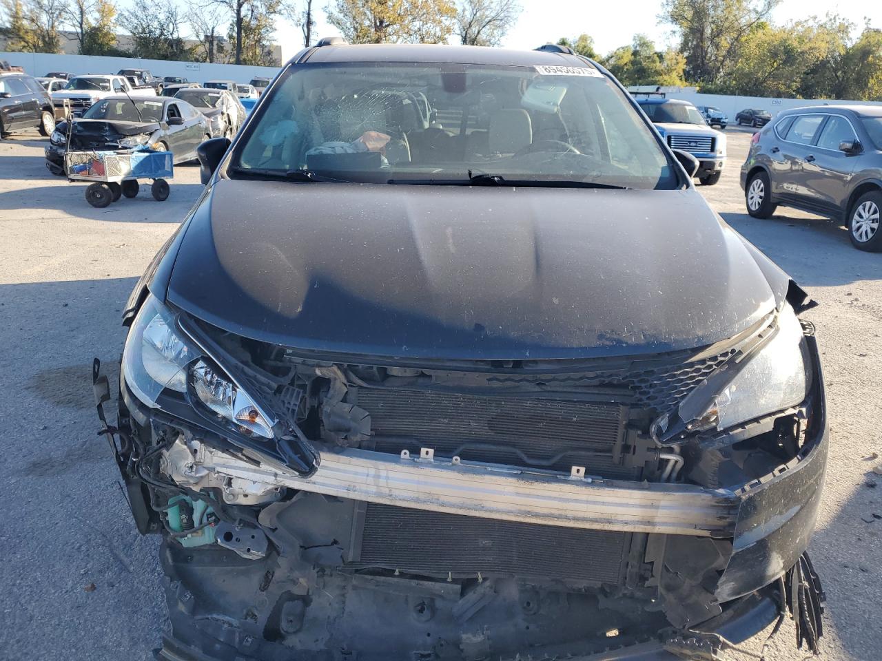 2021 Chrysler Voyager Lxi Black vin: 2C4RC1DG8MR539604