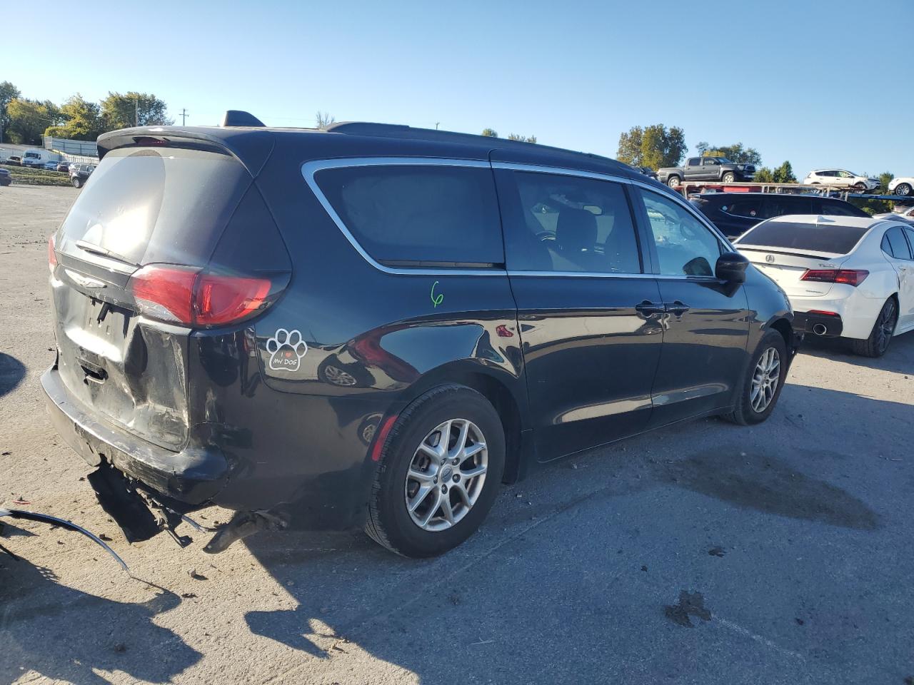2021 Chrysler Voyager Lxi Black vin: 2C4RC1DG8MR539604
