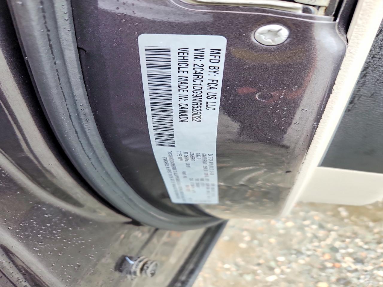 2021 Chrysler Voyager Lxi Charcoal vin: 2C4RC1DG9MR526022