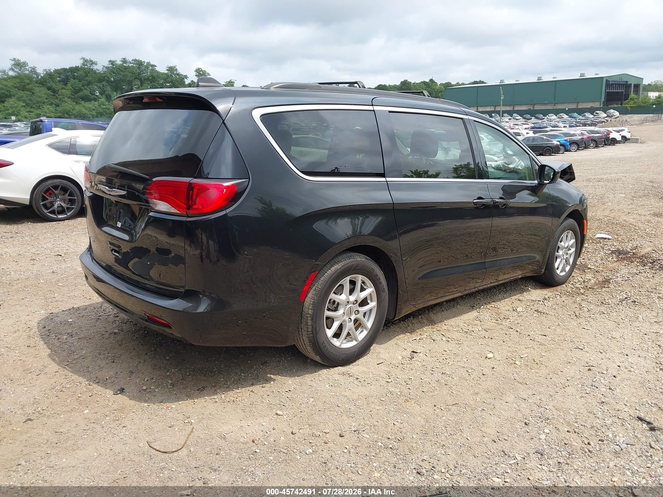2021 Chrysler Voyager Lxi Black vin: 2C4RC1DG9MR537599