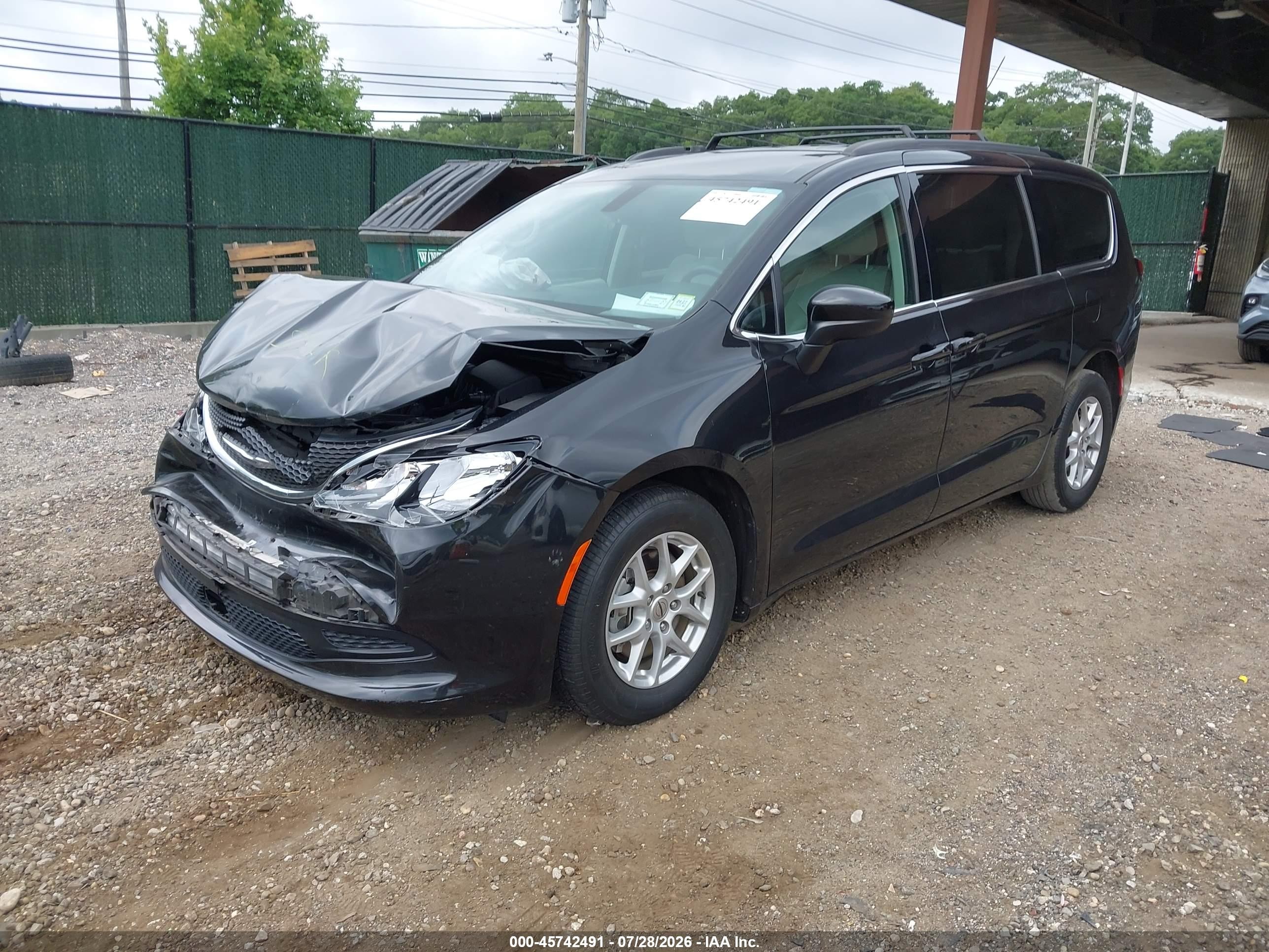 2021 Chrysler Voyager Lxi Black vin: 2C4RC1DG9MR537599