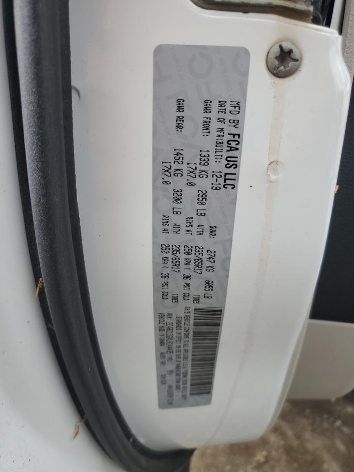 2020 Chrysler Voyager Lxi White vin: 2C4RC1DGXLR144435