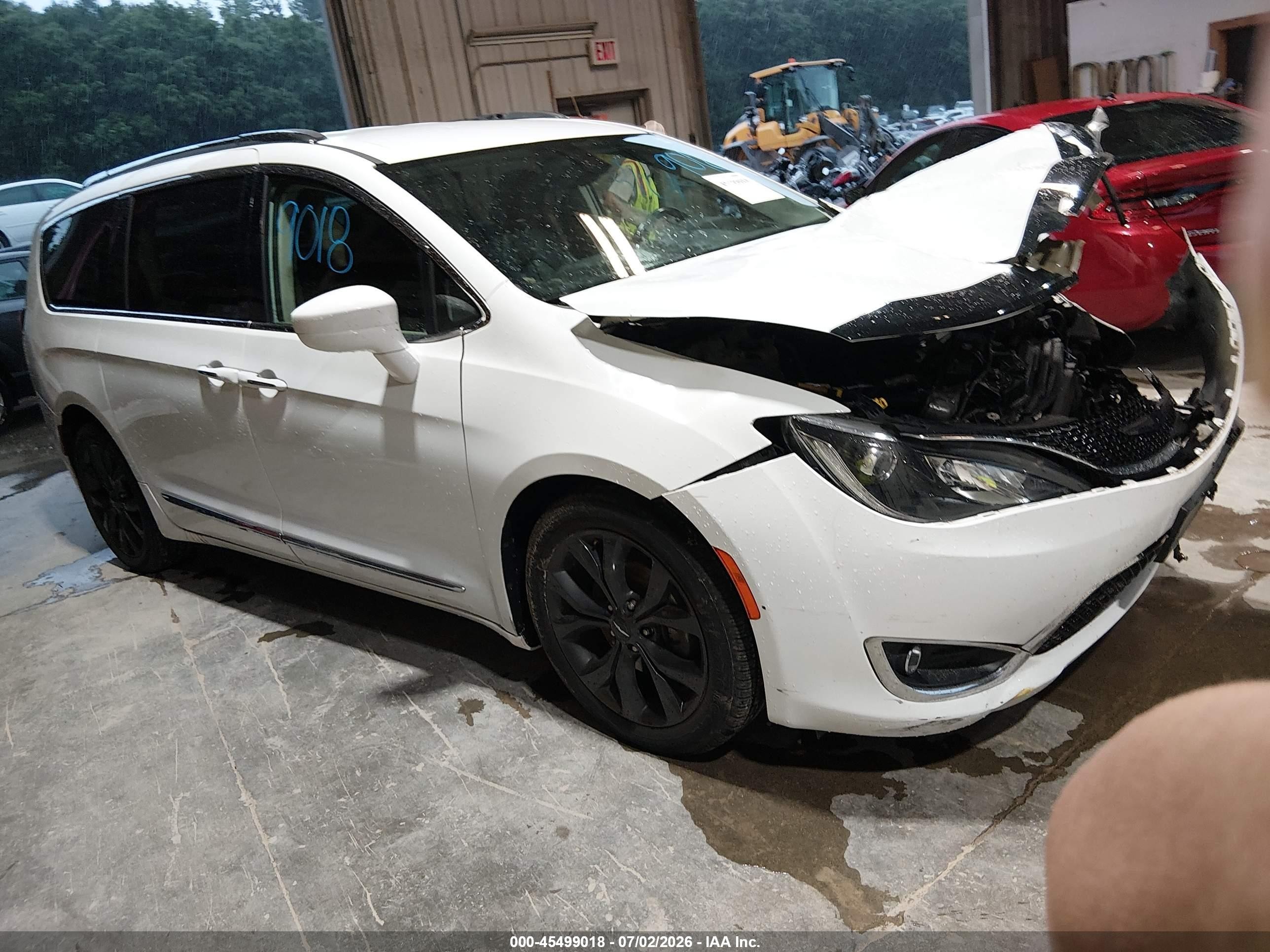 2017 Chrysler Pacifica Touring-l Plus White vin: 2C4RC1EG3HR704284