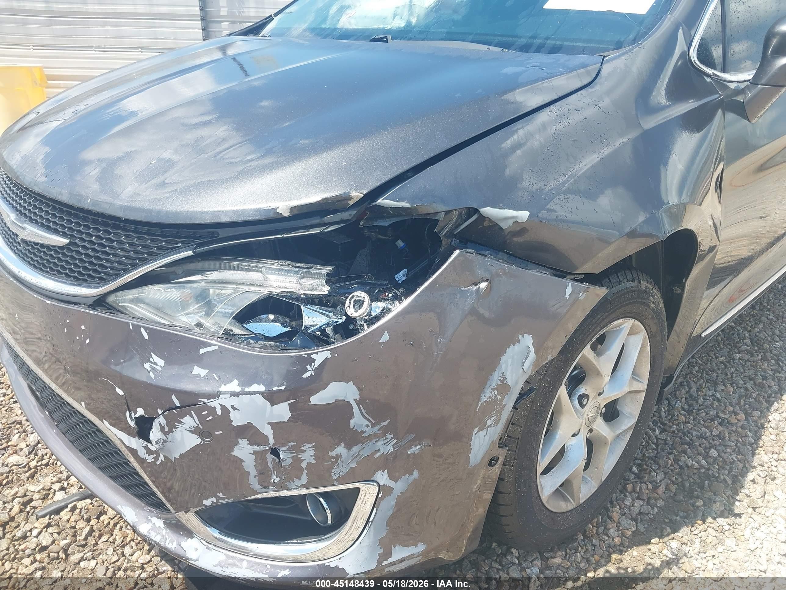 2017 Chrysler Pacifica Touring-l Plus Серый vin: 2C4RC1EG6HR836889