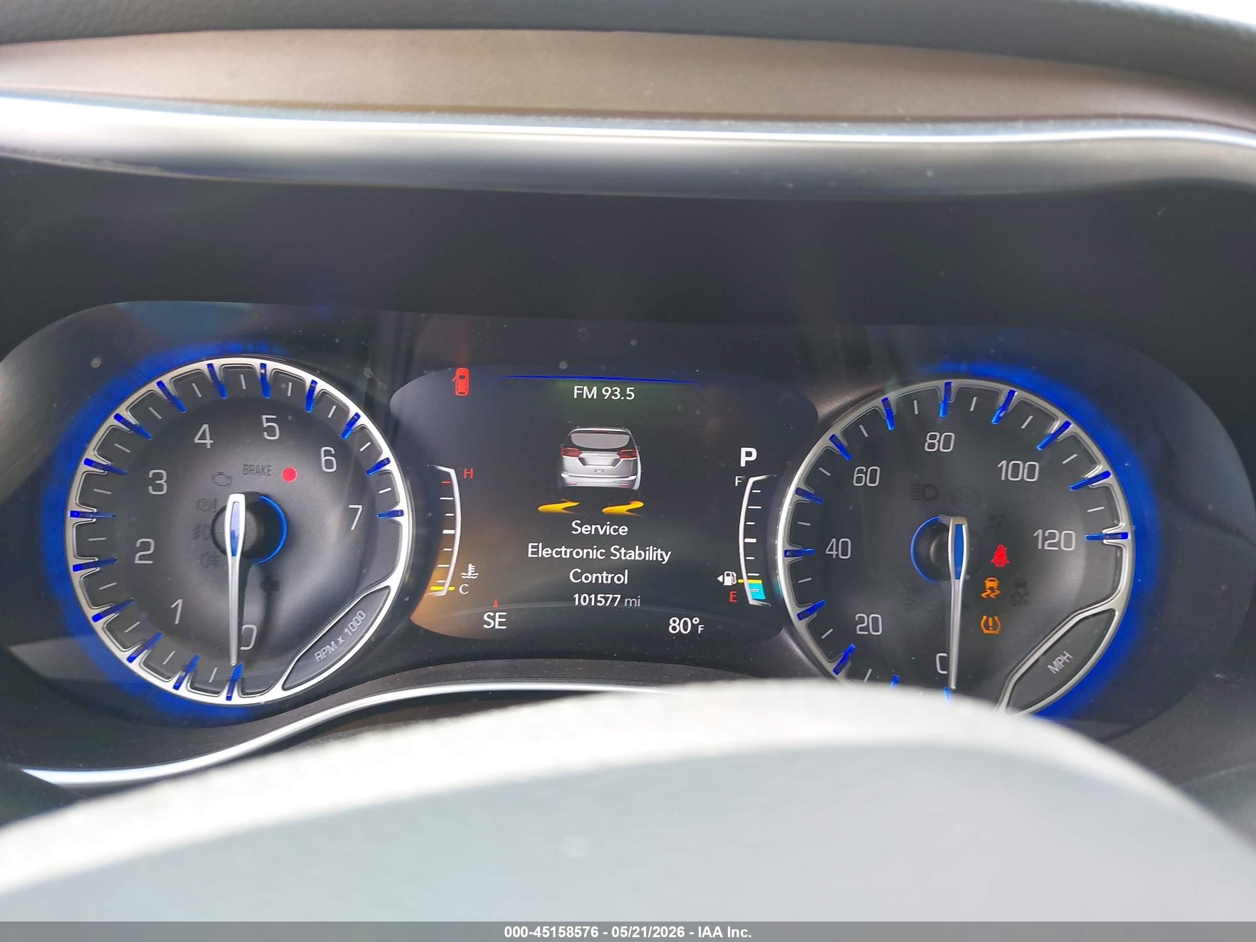 2017 Chrysler Pacifica Touring-l Plus Blue vin: 2C4RC1EG7HR811192