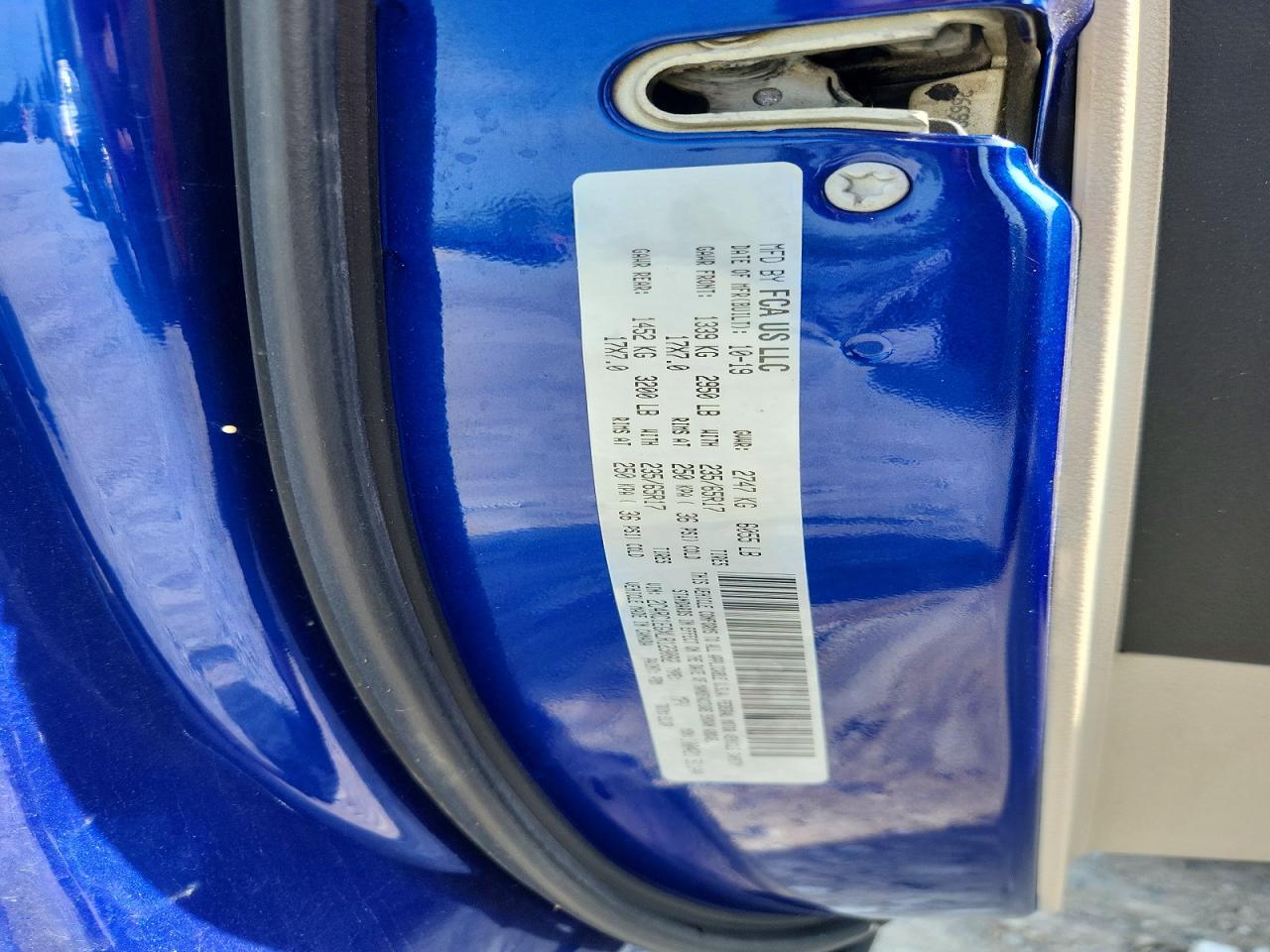 2020 Chrysler Pacifica Touring L Plus Blue vin: 2C4RC1EGXLR123082
