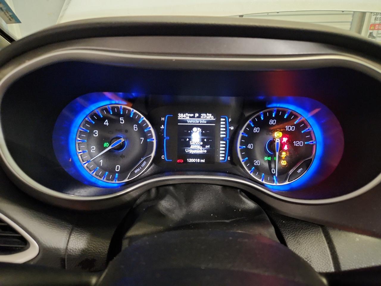 2020 Chrysler Pacifica Touring White vin: 2C4RC1FG4LR141401 Damage: Warning Light - Air Bag, On, Unacceptable