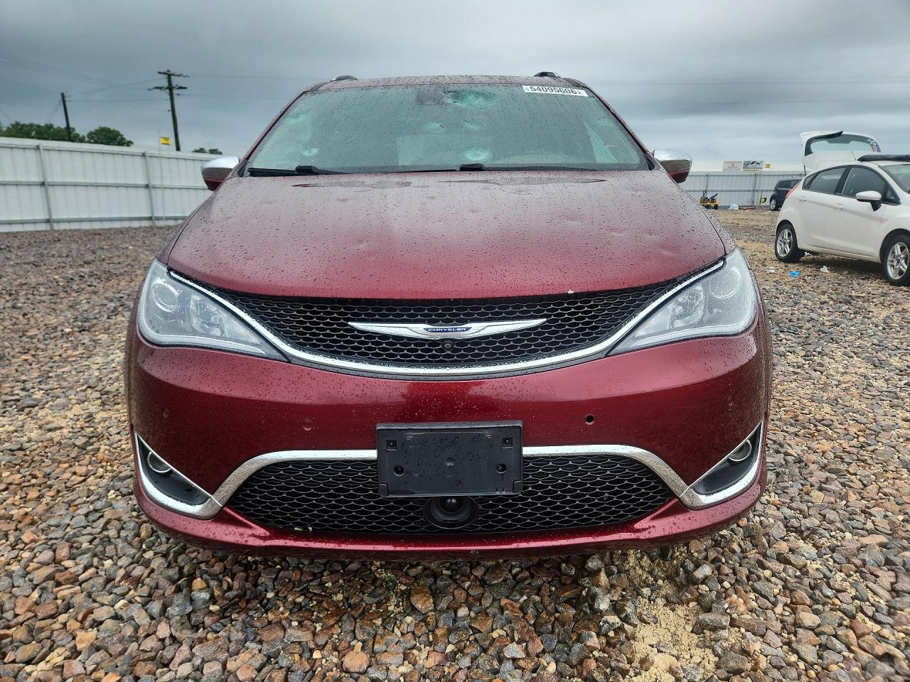 2018 Chrysler Pacifica Limited Maroon vin: 2C4RC1GG0JR236842
