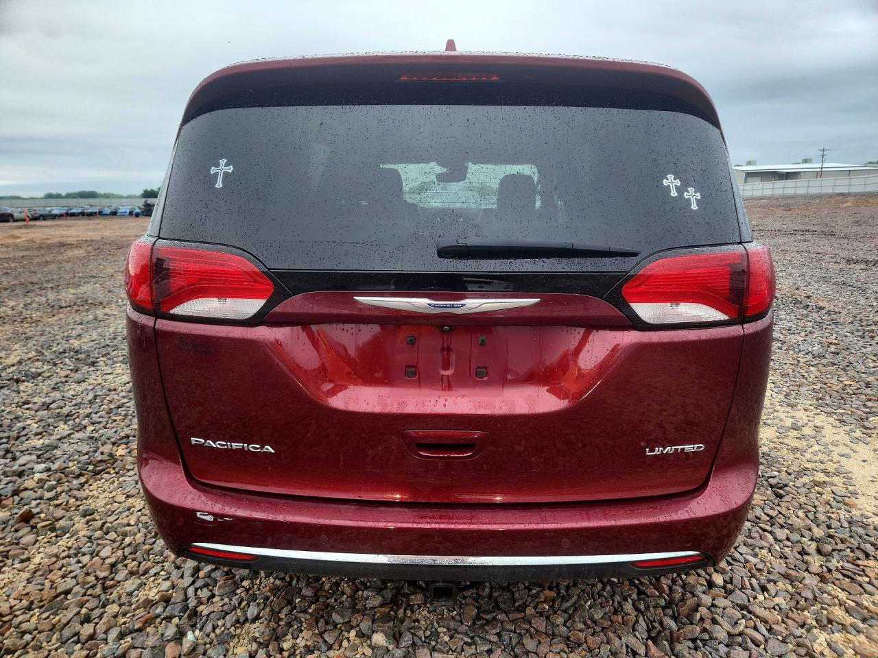 2018 Chrysler Pacifica Limited Maroon vin: 2C4RC1GG0JR236842