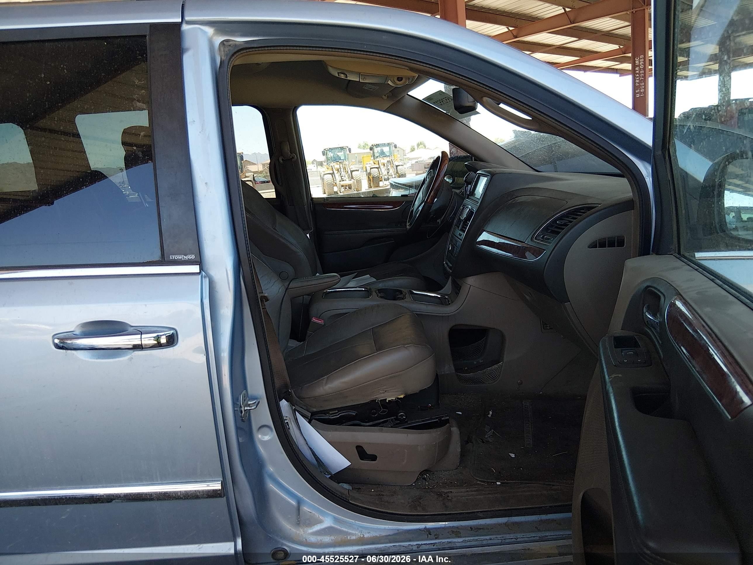 2013 Chrysler Town & Country Limited Light Blue vin: 2C4RC1GG1DR508738