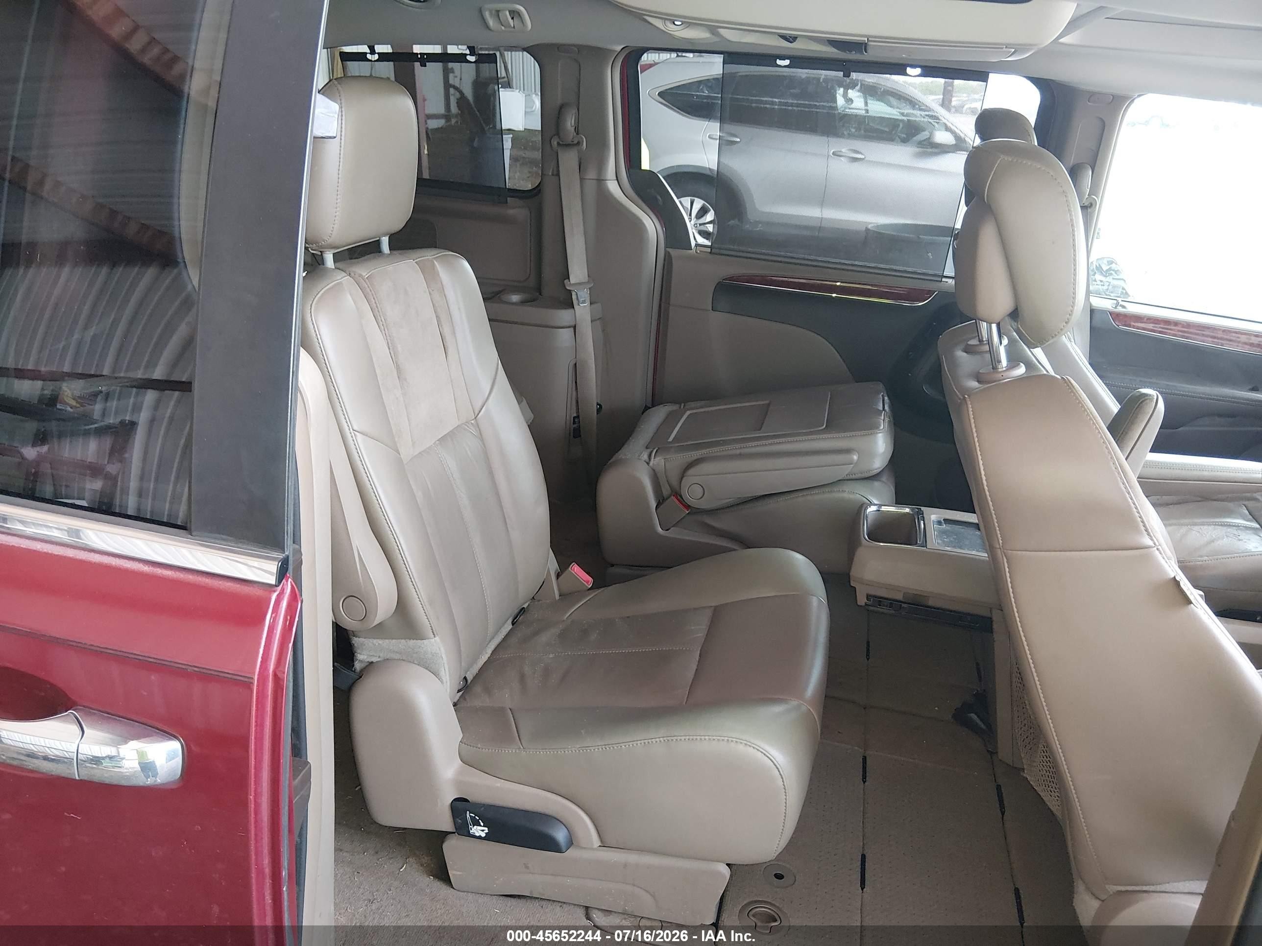 2014 Chrysler Town & Country Limited Бордовый vin: 2C4RC1GG1ER204133