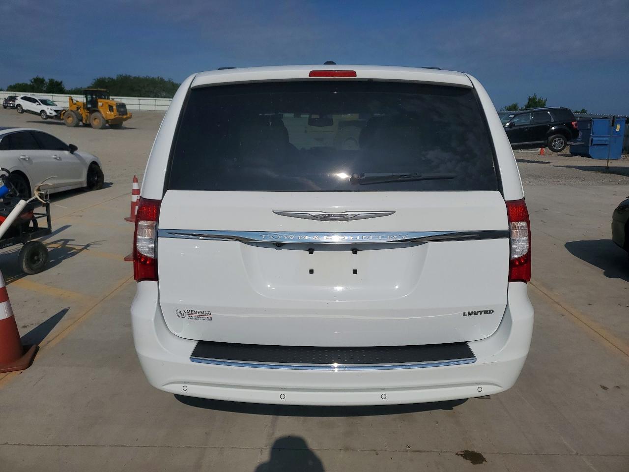 2014 Chrysler Town & Country Limited Белый vin: 2C4RC1GG1ER338866