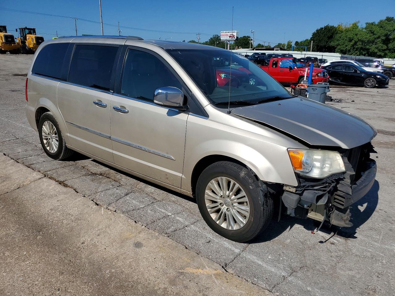 2013 Chrysler Town & Country Limited Beige vin: 2C4RC1GG2DR664948