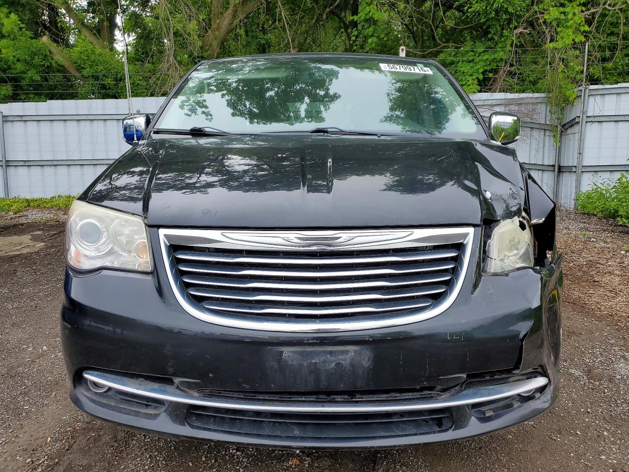2013 Chrysler Town & Country Limited Black vin: 2C4RC1GG2DR822043