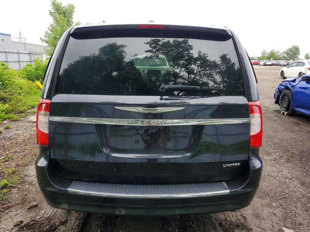 2013 Chrysler Town & Country Limited Black vin: 2C4RC1GG2DR822043