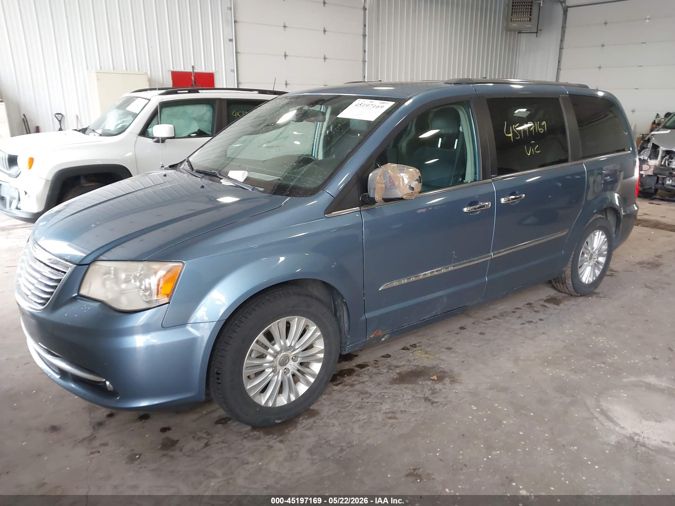 2012 Chrysler Town & Country Limited Blue vin: 2C4RC1GG3CR134163