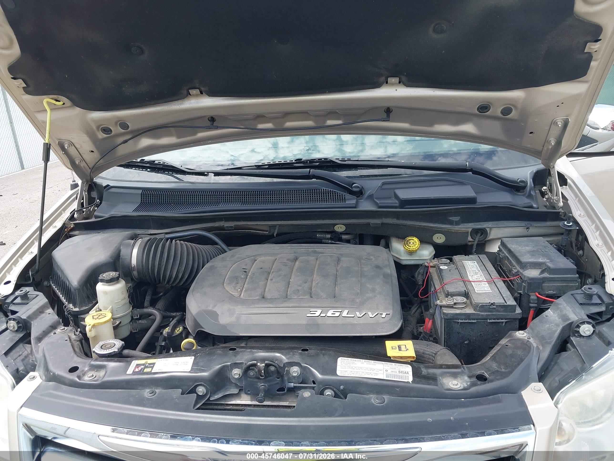 2013 Chrysler Town & Country Limited Желто-коричневый vin: 2C4RC1GG3DR595929