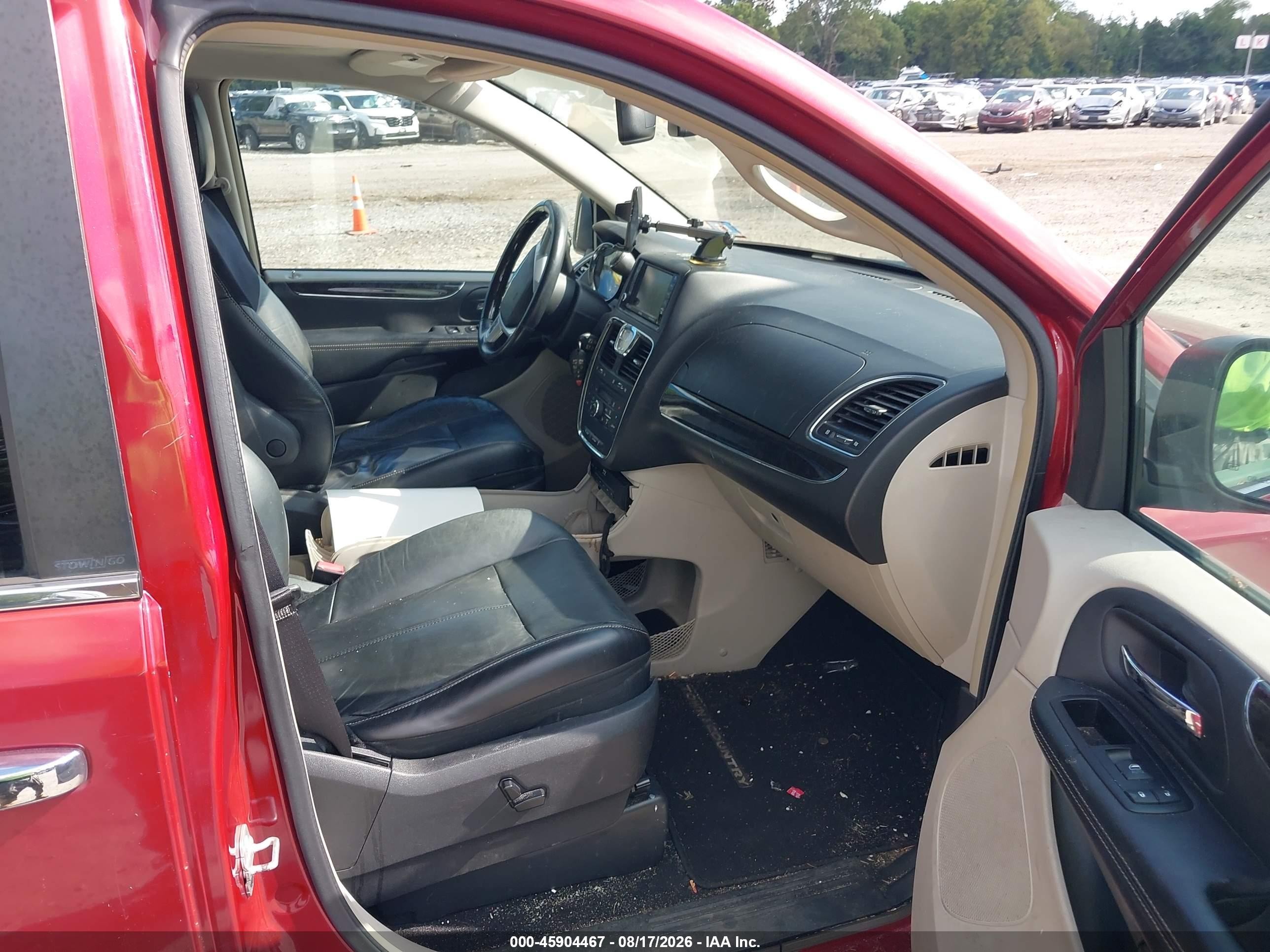 2014 Chrysler Town & Country Limited Красный vin: 2C4RC1GG3ER168543