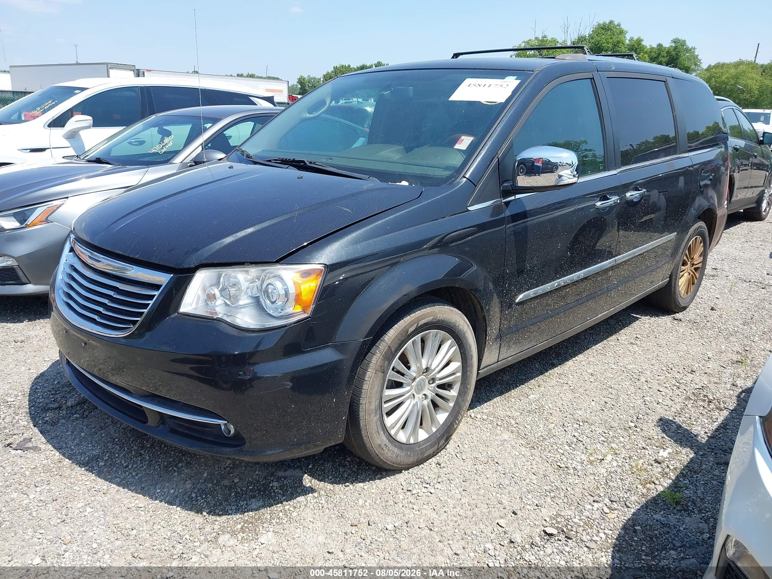 2014 Chrysler Town & Country Limited Black vin: 2C4RC1GG3ER372064