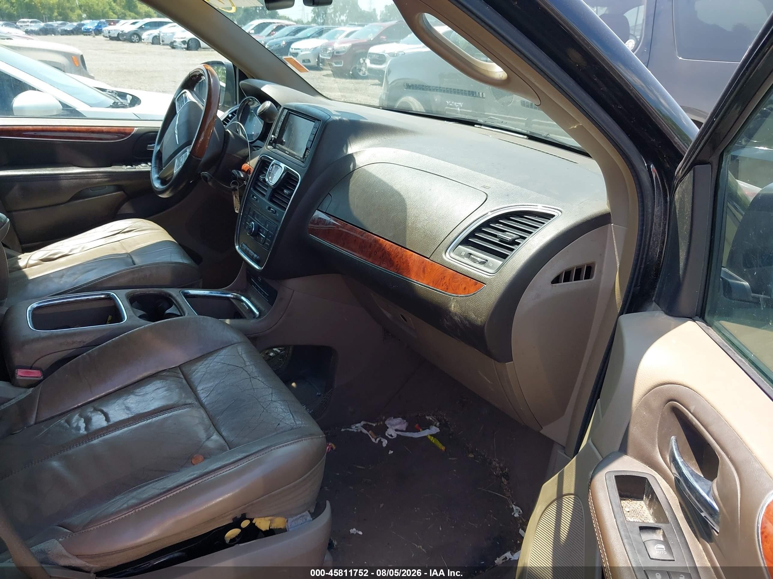 2014 Chrysler Town & Country Limited Black vin: 2C4RC1GG3ER372064
