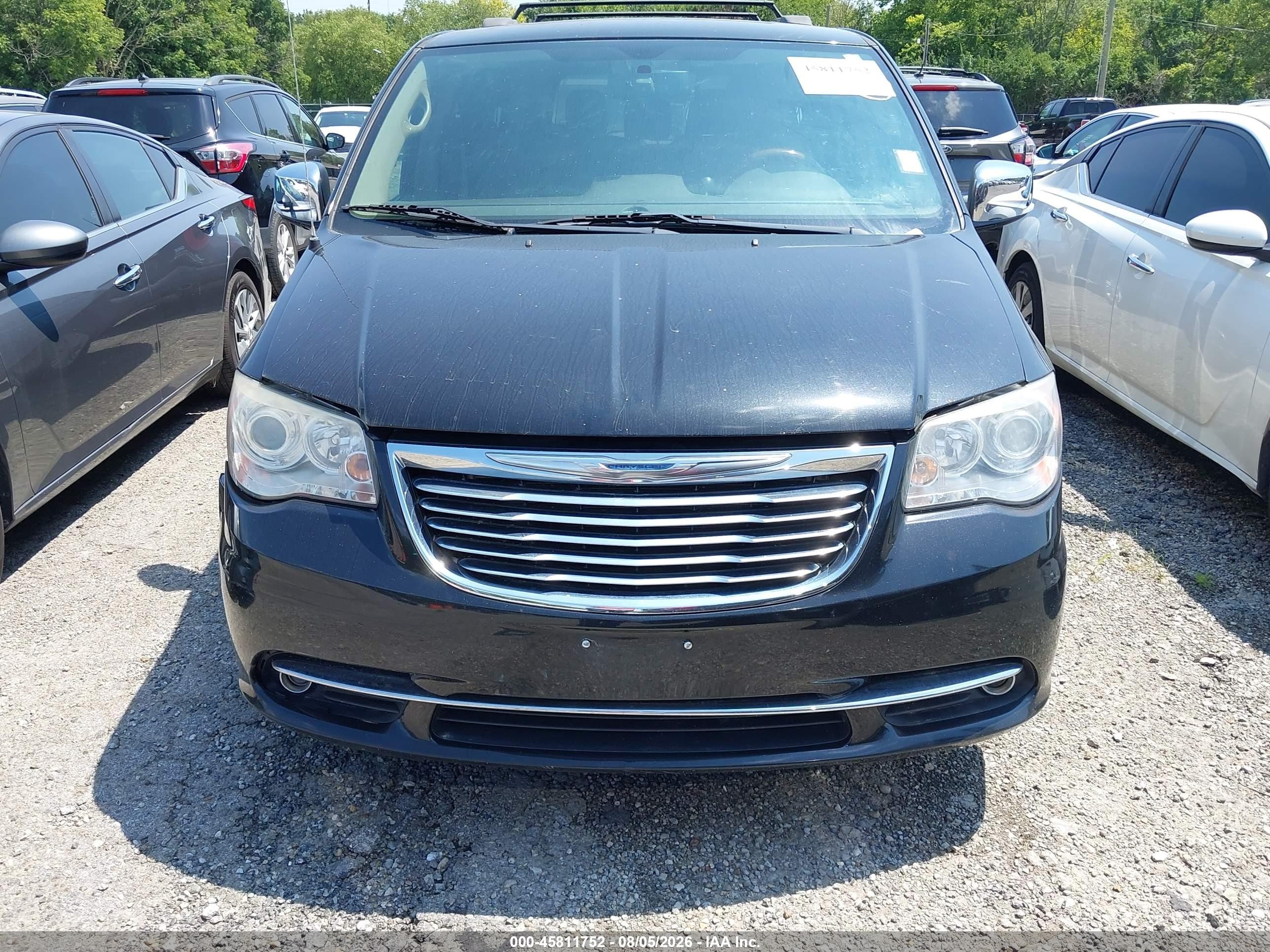 2014 Chrysler Town & Country Limited Black vin: 2C4RC1GG3ER372064