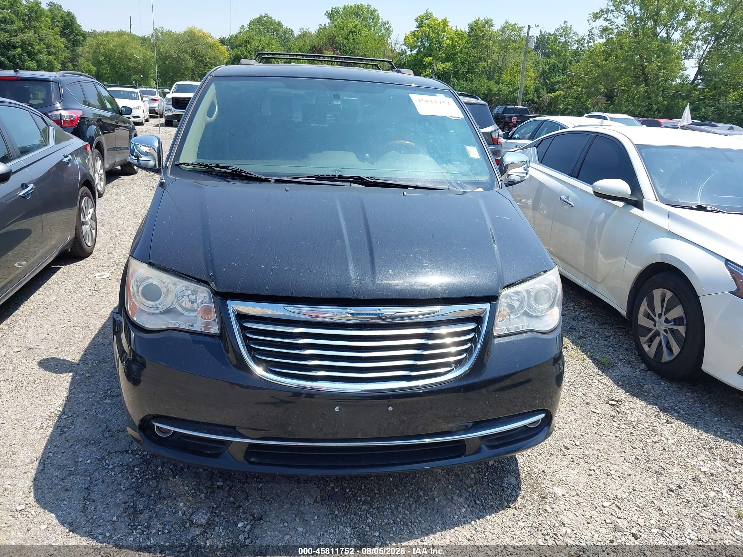 2014 Chrysler Town & Country Limited Black vin: 2C4RC1GG3ER372064