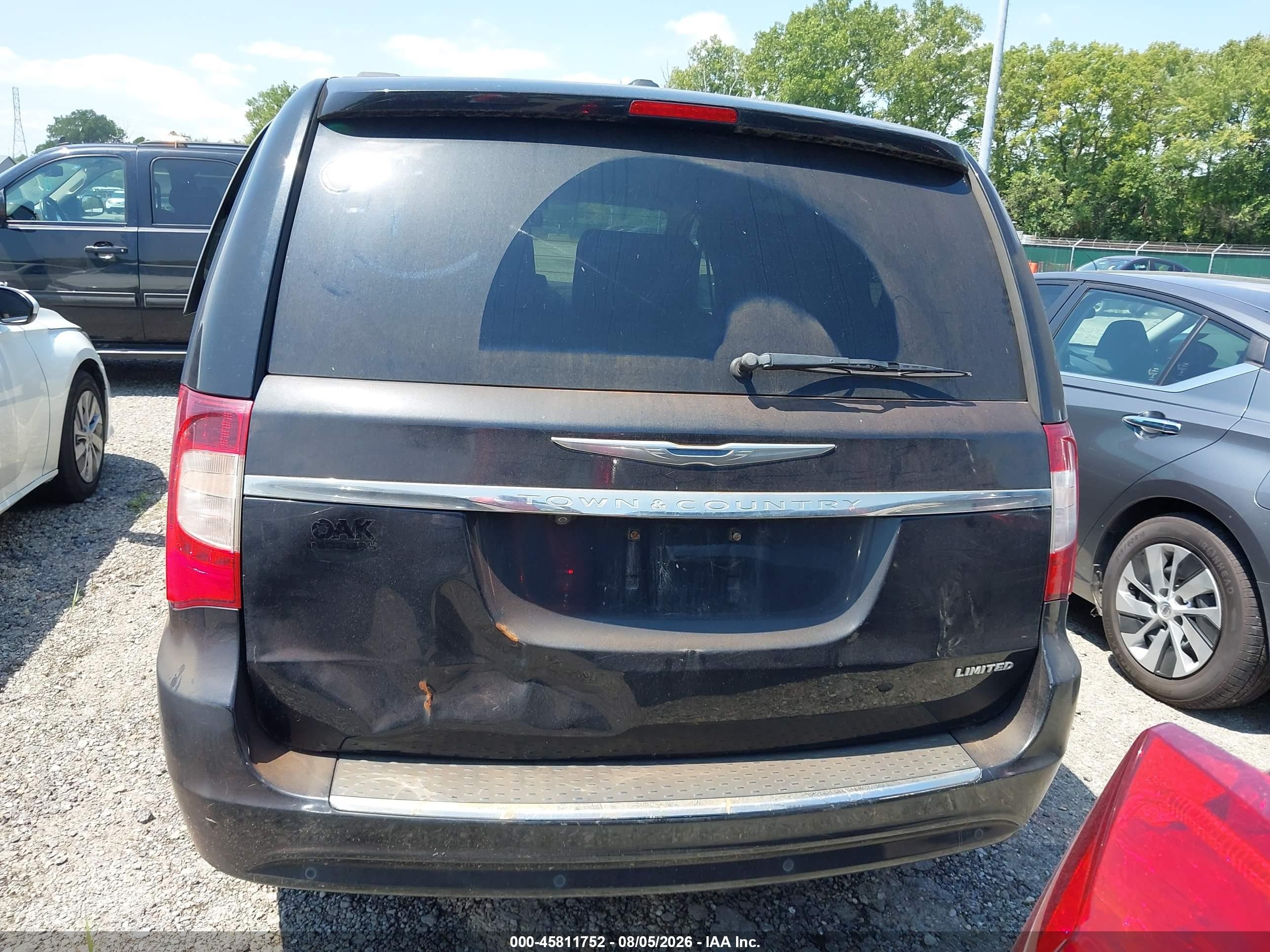 2014 Chrysler Town & Country Limited Black vin: 2C4RC1GG3ER372064