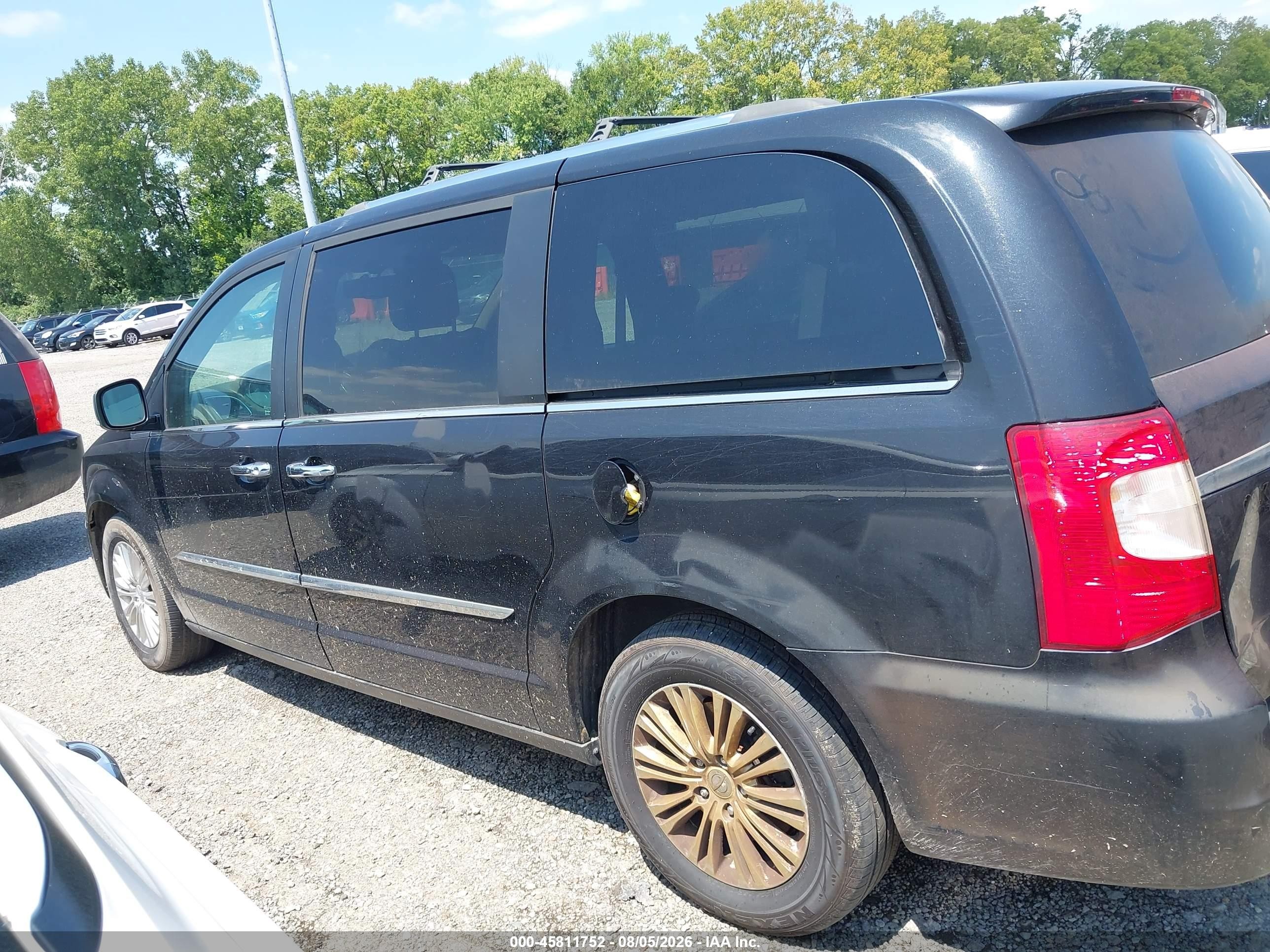2014 Chrysler Town & Country Limited Black vin: 2C4RC1GG3ER372064