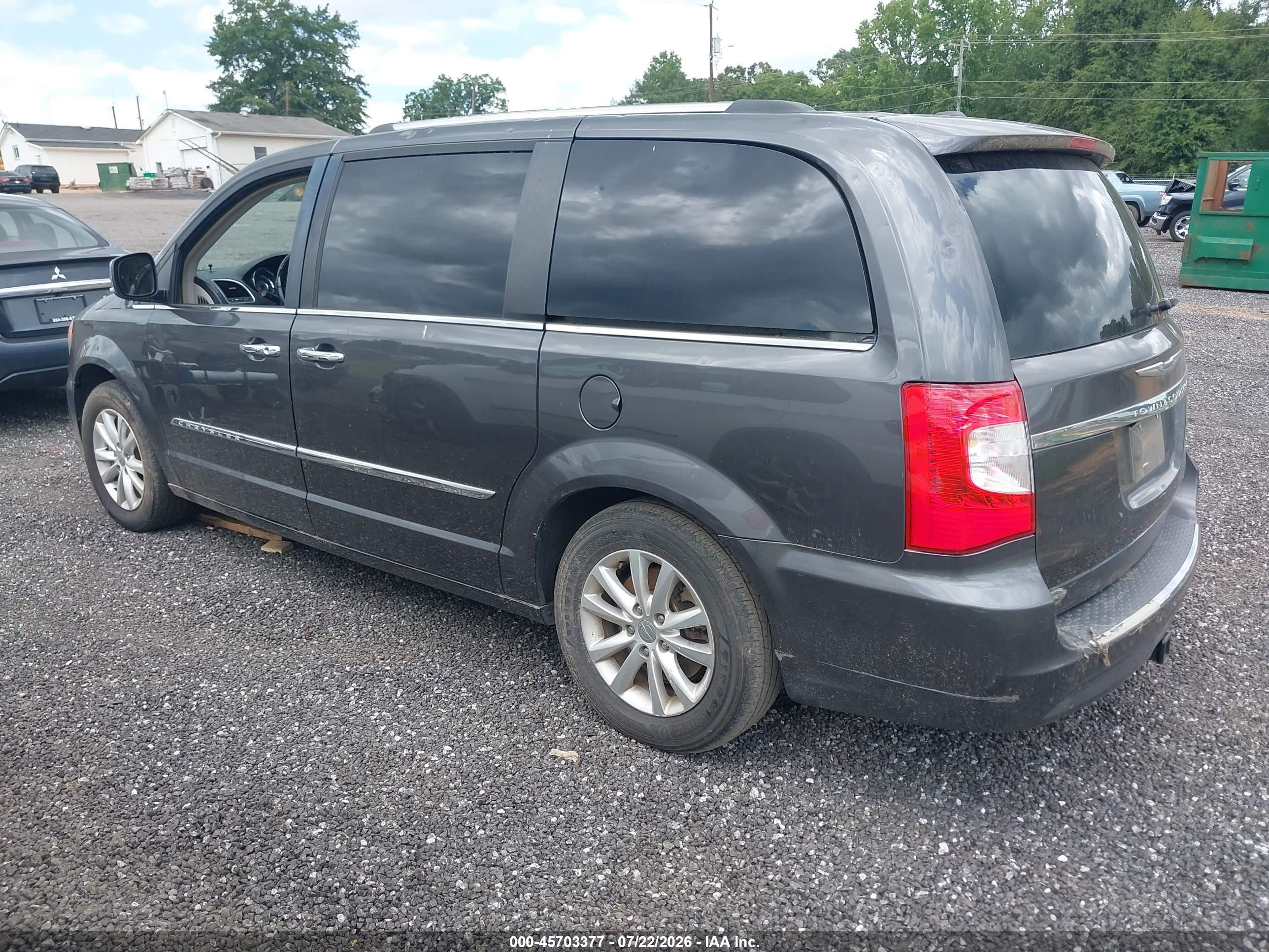 2015 Chrysler Town & Country Limited Platinum Gray vin: 2C4RC1GG3FR740888