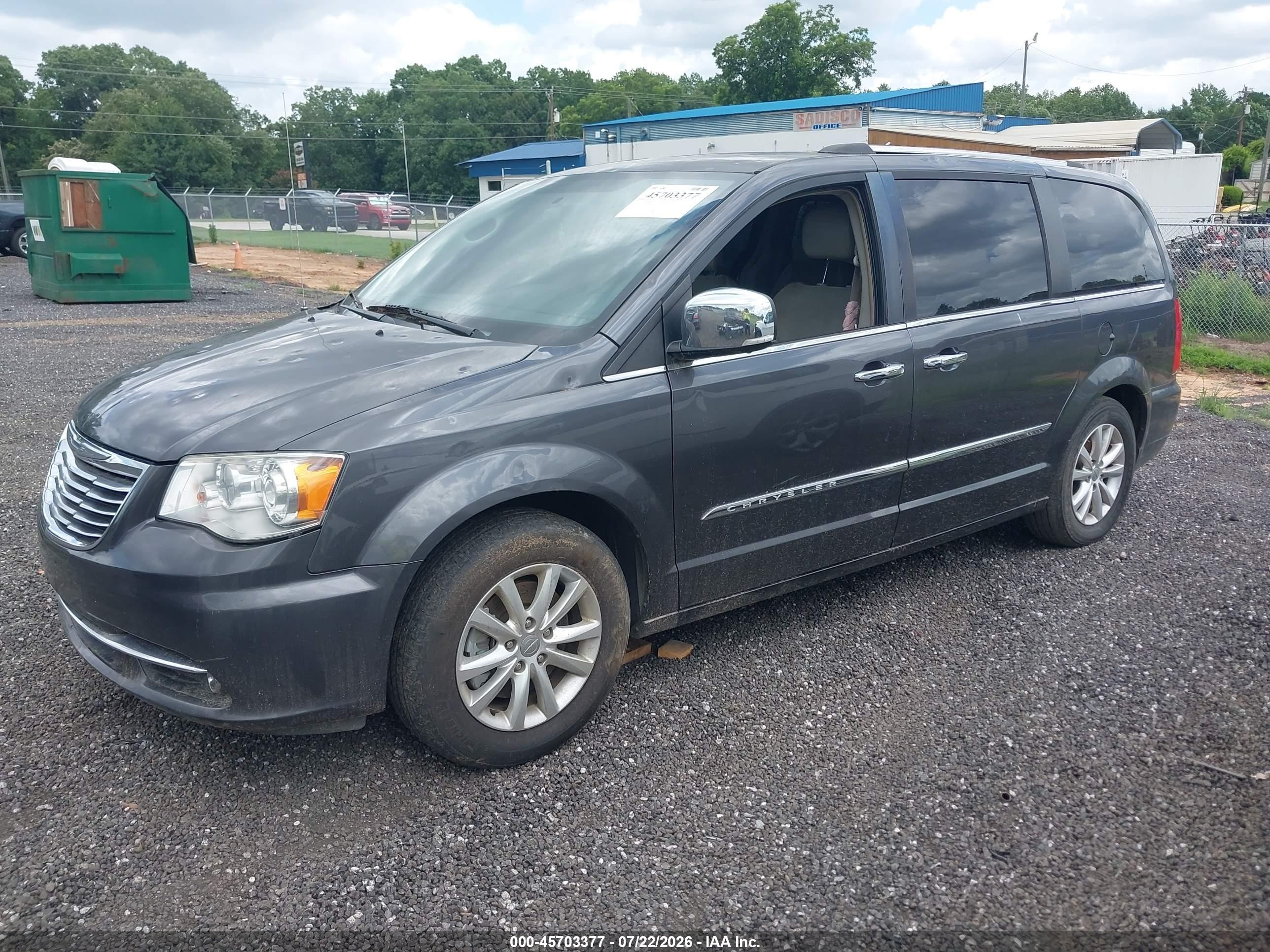 2015 Chrysler Town & Country Limited Platinum Gray vin: 2C4RC1GG3FR740888