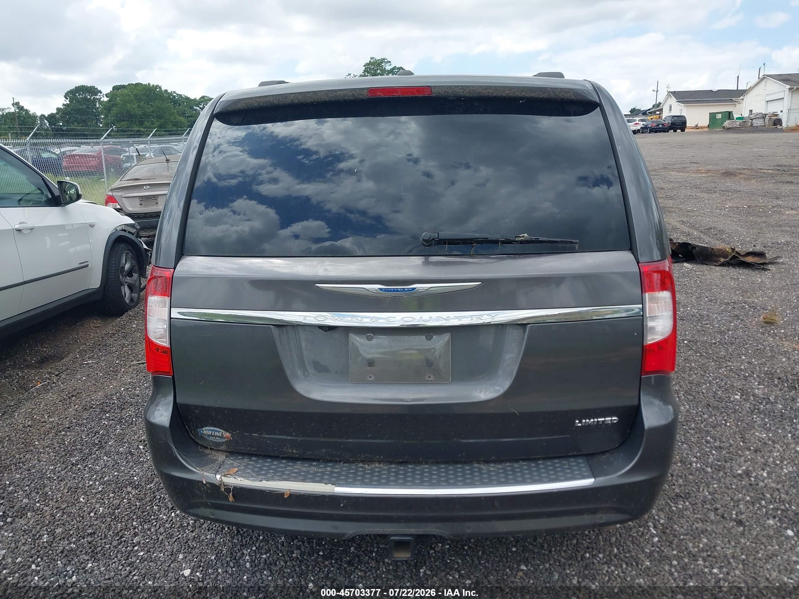 2015 Chrysler Town & Country Limited Platinum Gray vin: 2C4RC1GG3FR740888
