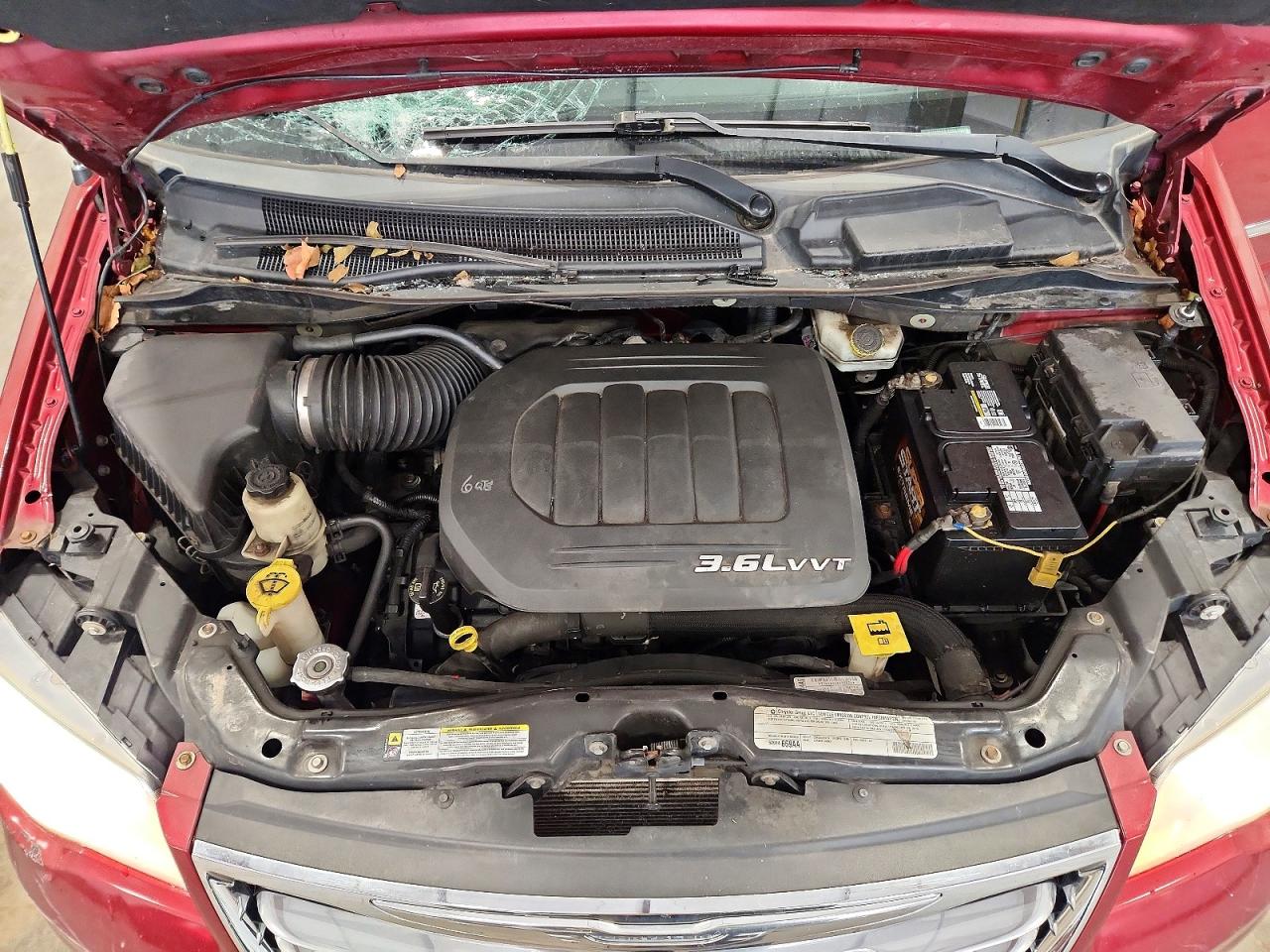 2012 Chrysler Town & Country Limited Красный vin: 2C4RC1GG4CR223546