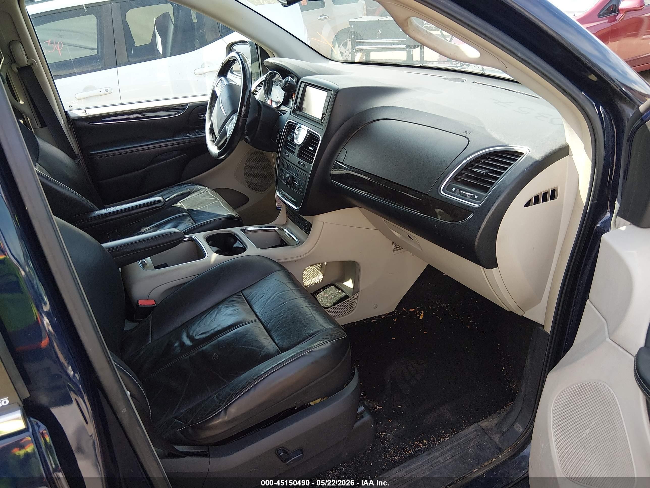 2012 Chrysler Town & Country Limited Blue vin: 2C4RC1GG4CR345727