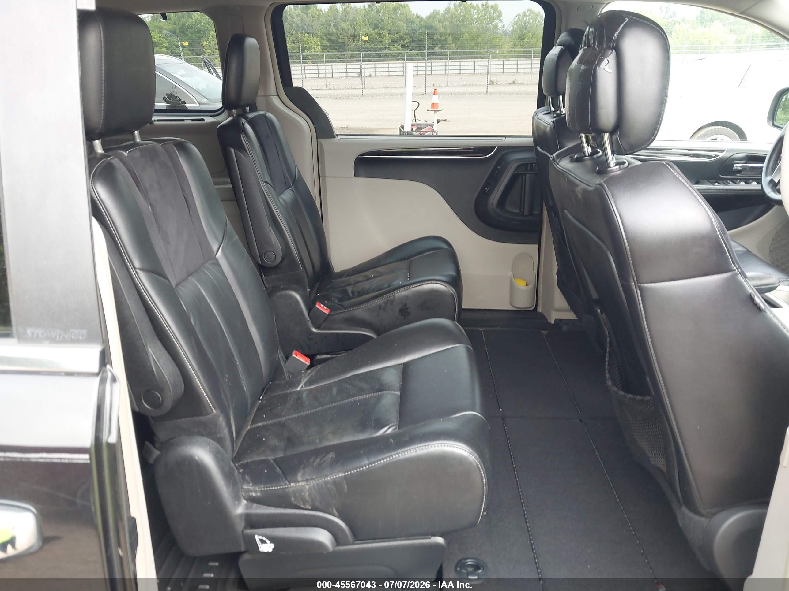 2012 Chrysler Town & Country Limited Black vin: 2C4RC1GG5CR328743