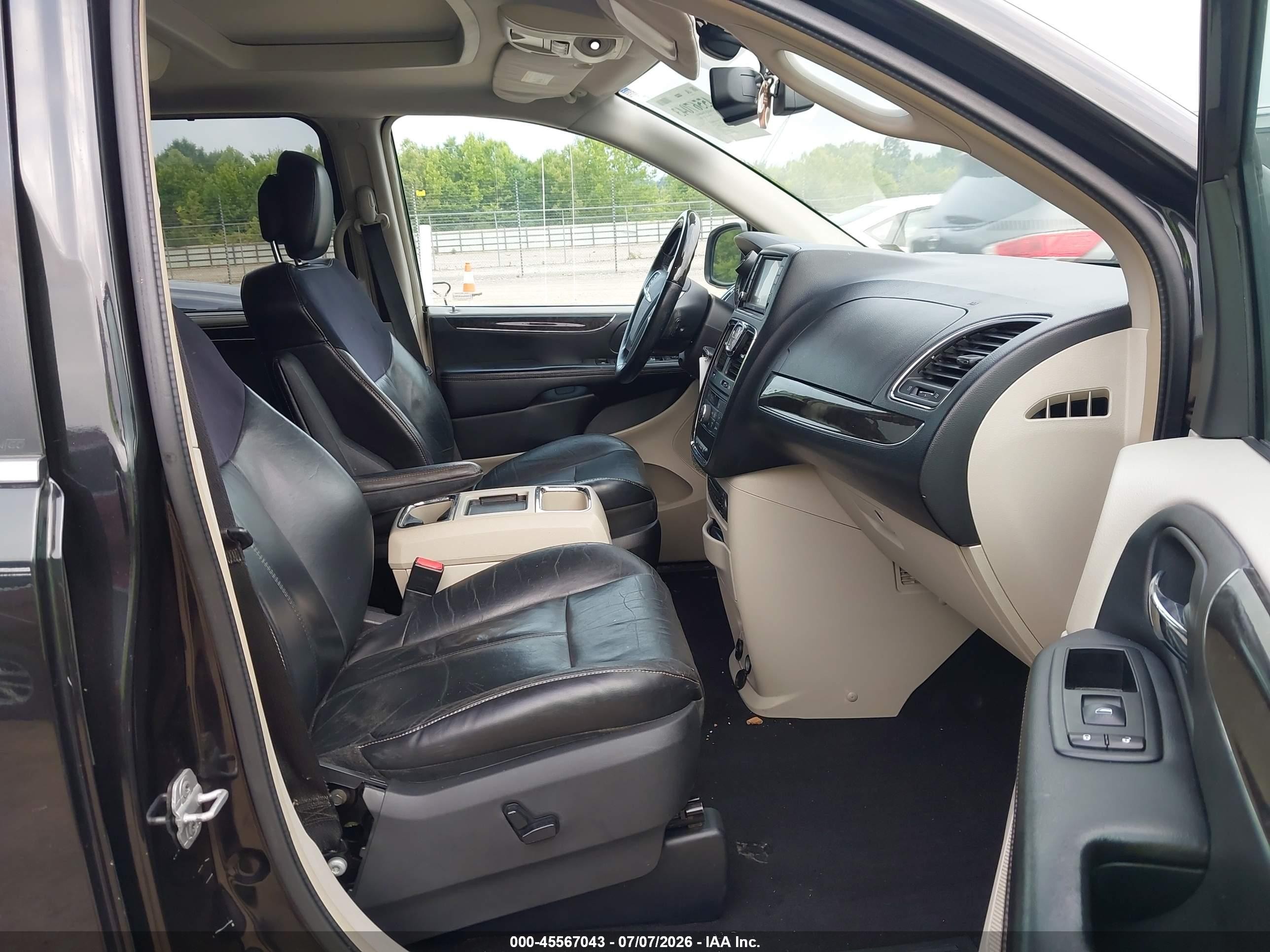 2012 Chrysler Town & Country Limited Black vin: 2C4RC1GG5CR328743