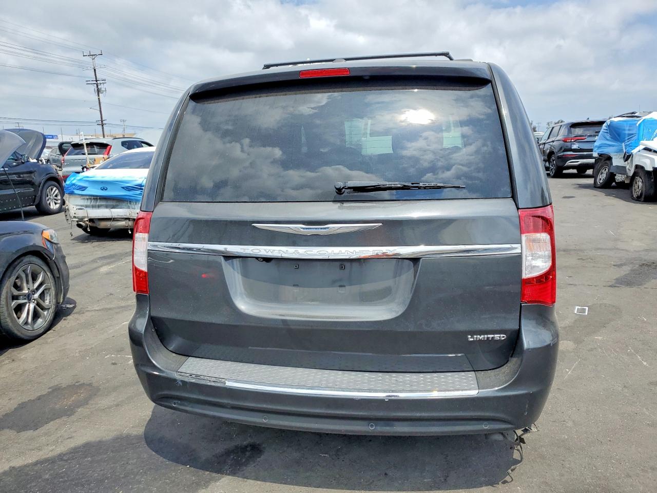 2012 Chrysler Town & Country Limited Черный vin: 2C4RC1GG6CR133248