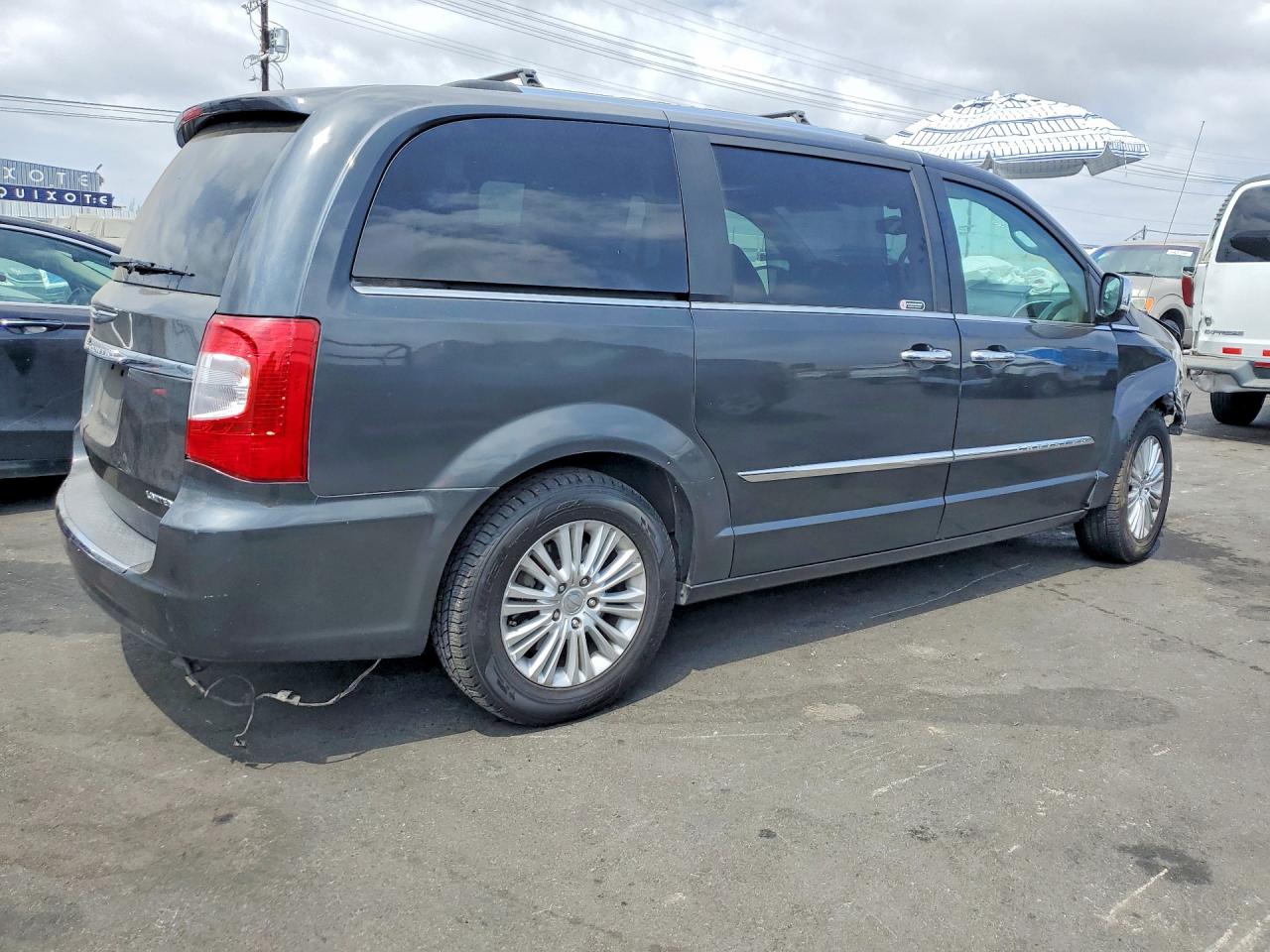 2012 Chrysler Town & Country Limited Черный vin: 2C4RC1GG6CR133248