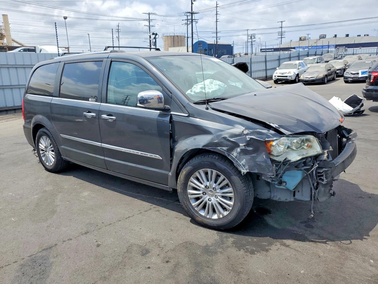 2012 Chrysler Town & Country Limited Черный vin: 2C4RC1GG6CR133248