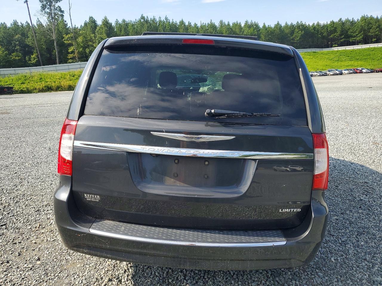 2012 Chrysler Town & Country Limited Угольный vin: 2C4RC1GG6CR140720